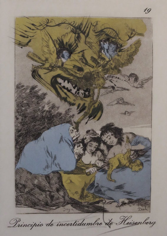 Salvador Dali, Principio de incertidumbre de Heisenberg (Heisenberg’s Uncertainty Principle) (#19) (1977), collection of the Hallie Ford Museum Art, Salem, Oregon, gift of Chan Beals, 2014.009.005.020.